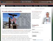 Tablet Screenshot of americanbronzeandstone.com